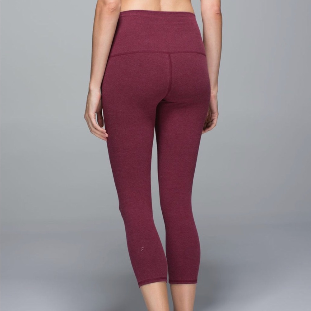Lululemon Wunder Under Cotton Roll Down